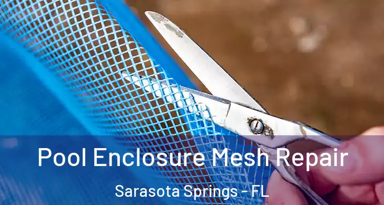  Pool Enclosure Mesh Repair Sarasota Springs - FL