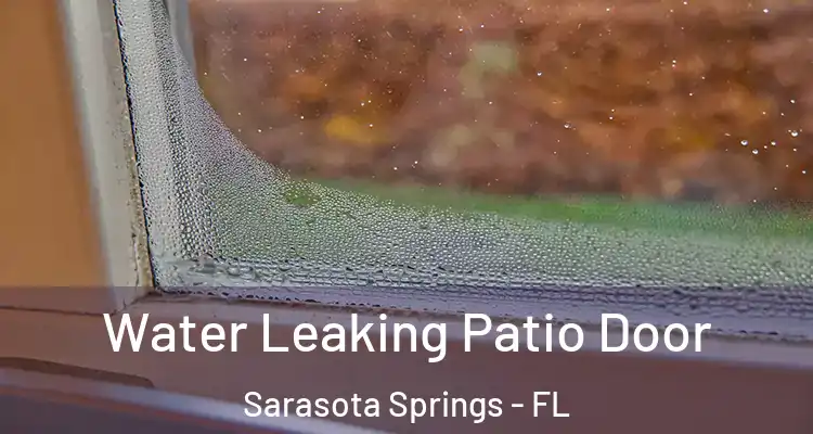  Water Leaking Patio Door Sarasota Springs - FL